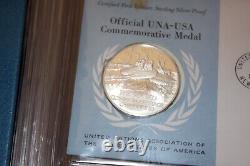 1971-1973 United Nations First Day Cover Sterling Coins Albums