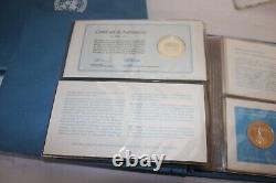 1971-1973 United Nations First Day Cover Sterling Coins Albums
