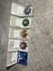 1971 & 1975 Franklin Mint Sterling Silver Christmas Ornament Rare Set
