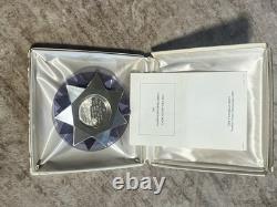 1971 & 1975 Franklin Mint Sterling Silver Christmas Ornament Rare Set