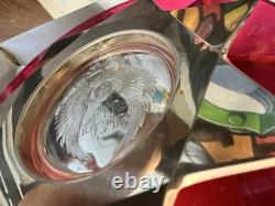 1971 & 1975 Franklin Mint Sterling Silver Christmas Ornament Rare Set