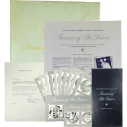 1971-1975 Treasures of the Louvre 50 Silver Medal Set SKUCPC9307