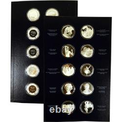 1971-1975 Treasures of the Louvre 50 Silver Medal Set SKUCPC9307