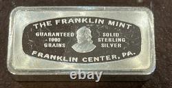1971 Franklin Mint 1000 Grain Silver Bar Bankmarked American Bank Wisconsin