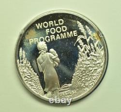 1971 Franklin Mint 925 Sterling Silver Medal First Day Cover -World Food Program