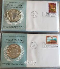 1971 Franklin Mint First Day Covers Sterling Silver