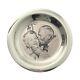 1971 Franklin Mint & Norman Rockwell Christmas Sterling. 925 Plate 8 6.5oz/184g