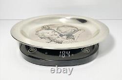 1971 Franklin Mint & Norman Rockwell Christmas Sterling. 925 Plate 8 6.5oz/184g