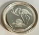 1971 Franklin Mint Robert Bird Greater Flamingo 2 Oz Sterling Silver Proof Medal
