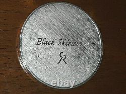 1971 Franklin Mint Robert Birds Black Skimmers 2 Oz. Sterling Silver Proof Medal