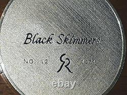 1971 Franklin Mint Robert Birds Black Skimmers 2 Oz. Sterling Silver Proof Medal