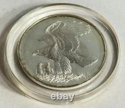 1971 Franklin Mint Roberts Birds 2 Ounce Sterling Silver Bald Eagle No. 11