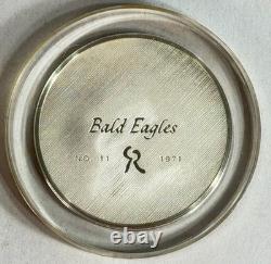 1971 Franklin Mint Roberts Birds 2 Ounce Sterling Silver Bald Eagle No. 11