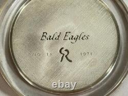 1971 Franklin Mint Roberts Birds 2 Ounce Sterling Silver Bald Eagle No. 11