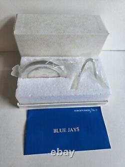 1971 Franklin Mint Roberts Birds. 925 2oz Silver Blue Jays Medal Case Stand Box