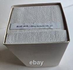 1971 Franklin Mint Roberts Birds. 925 2oz Silver Blue Jays Medal Case Stand Box