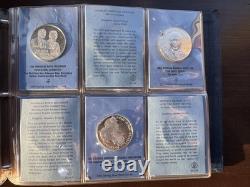 1971 Franklin Mint Special Commemorative Medals Totals 29.5 oz Sterling Silver