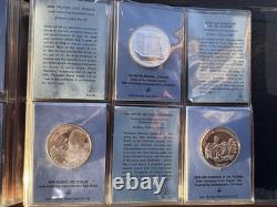 1971 Franklin Mint Special Commemorative Medals Totals 29.5 oz Sterling Silver