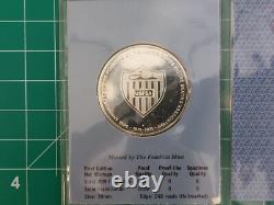 1971 Franklin Mint Sterling Silver Lot of 3 Commemorative Coins SCI 64 65 66