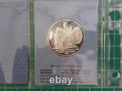 1971 Franklin Mint Sterling Silver Lot of 3 Commemorative Coins SCI 64 65 66