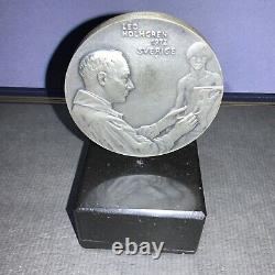 1971 Franklin Mint Sterling Silver Medal, Leo Holmgren, 7.18 TROY Oz, Rare