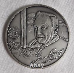 1971 Franklin Mint Sterling Silver Medal by James Berry, 6.6 Troy Ounces, m10