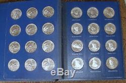 1971 Franklin Mint Sterling Silver Presidential Profiles Commemorative Medals