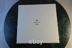 1971 Franklin Mint Sterling Silver Silent Night Christmas Ornament 1st Edition