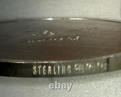 1971 PELICANS Roberts Birds 2oz 925 Sterling SILVER Round Franklin Mint No. 22