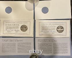 1971 Postmasters Of America Commemorative Sterling Proof Coins & F. D. C No1-No 11