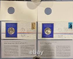 1971 Postmasters Of America Commemorative Sterling Proof Coins & F. D. C No1-No 11