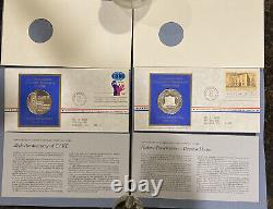 1971 Postmasters Of America Commemorative Sterling Proof Coins & F. D. C No1-No 11