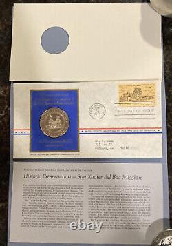 1971 Postmasters Of America Commemorative Sterling Proof Coins & F. D. C No1-No 11