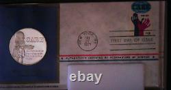 1971 Postmasters Of America First Day Covers 11 Sterling Silver Medals 275 Grams