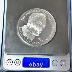 1971 Sterling Silver Proof 20 Balboas Panama 3.85 ASW Franklin Mint Coin