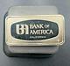 1971 Vintage Bank Of America, Ca 1000 Grain Bar Sterling Bar By Franklin Mint