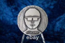 1972 6.66 oz/207g Sterling Silver French Medal 1 of 742, HIGH RELIEF