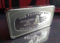 1972 Alexandria Nat Bank Virginia FRANKLIN MINT 2oz+ Sterling Silver Ingot Bar