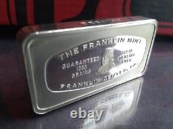 1972 FRANKLIN MINT 1ST Bank Fargo North Dakota 2oz+ Sterling Silver Ingot-Bar