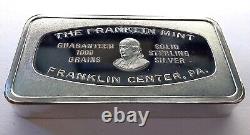 1972 FRANKLIN MINT 1ST Bank Fargo North Dakota 2oz+ Sterling Silver Ingot-Bar