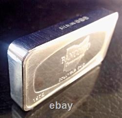 1972 FRANKLIN MINT Bancohio Columbus Ohio 2oz+ Sterling Silver Ingot-Bar