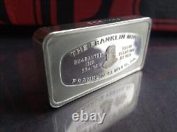 1972 FRANKLIN MINT Concord Bank New Hampshire 2oz+ Sterling Silver Ingot Bar