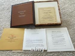 1972 FRANKLIN MINT MOUNTAIN MAN SOLID STERLING SILVER PLATE COMPLETE WithCOA & BOX