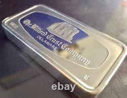 1972 FRANKLIN MINT Milford Trust Co Delaware 2oz+ Sterling Silver Ingot Bar