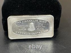 1972 Franklin Mint 1000 Grain-solid Sterling Silver Bar Collectors Vintage