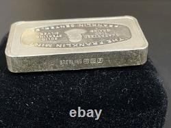 1972 Franklin Mint 1000 Grain-solid Sterling Silver Bar Collectors Vintage