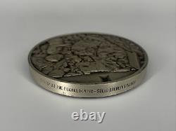 1972 Franklin Mint'Bunraku' Shigemi Kawasumi Sterling Silver Medal Art