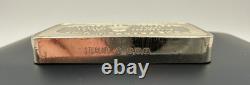 1972 Franklin Mint Christmas Ingot Sterling Silver 1000 Grains / 2.3 Oz No Box