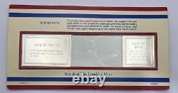 1972 Franklin Mint Flag Of France Spain Great Flags Of America Sterling Silver