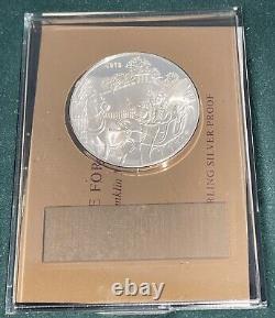 1972 Franklin Mint Holiday Medal Set Presentation Box Sterling Silver Proof